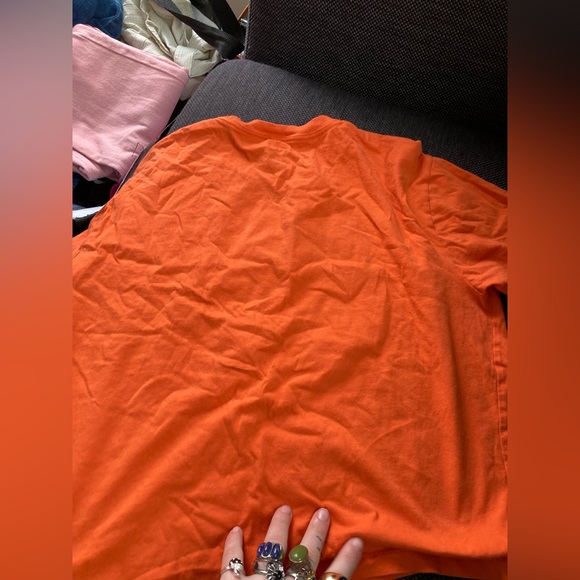 Authentic New York Mets cropped Orange tee shirt size smalll Tailgate brand - Picture 7 of 8